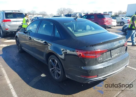 2019 Audi A4 40 Premium/40 Titanium Premium z USA, uszkodzony, nr VIN WAUGMAF47KN019523